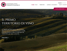 Tablet Screenshot of chianticlassico.com